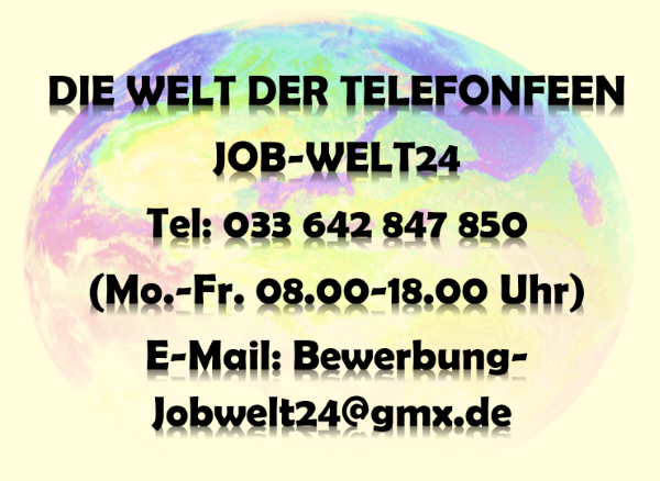 Heimarbeit Job Telefonistin