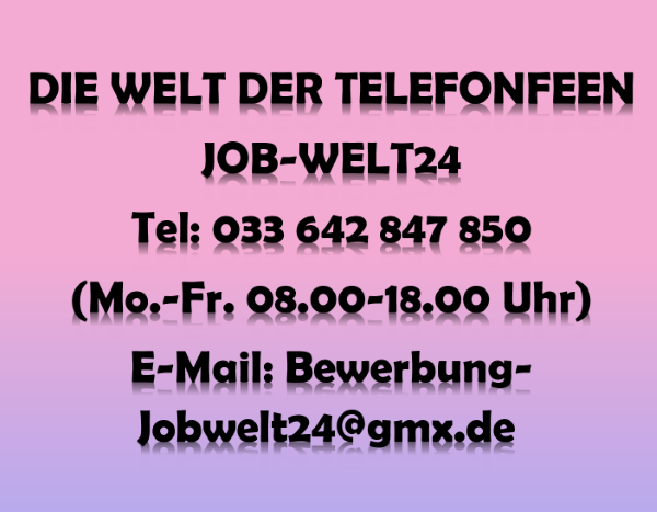 Heimarbeit Job Telefonistin